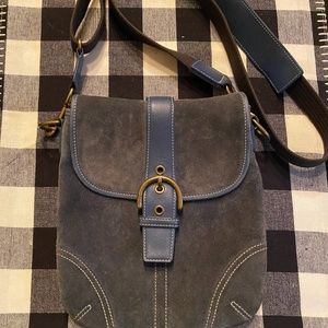 Coach Suede Crossbody Purse